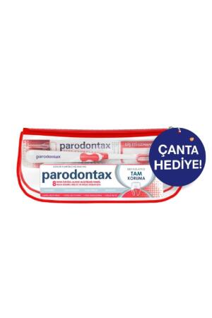 Parodontax Tam Koruma Beyazlatıcı 75ml + Diş Fırçası Çantalı SET - 1