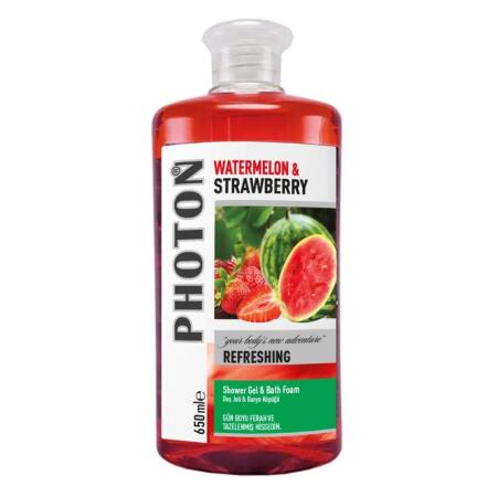 Photon Çilek + Karpuz Duş Jeli 650 ml - 1