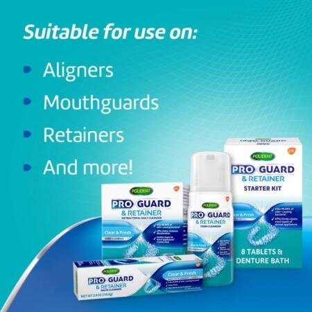 Polident Pro Guard Retainer Protez Temizleme Köpüğü 125 ml - 7