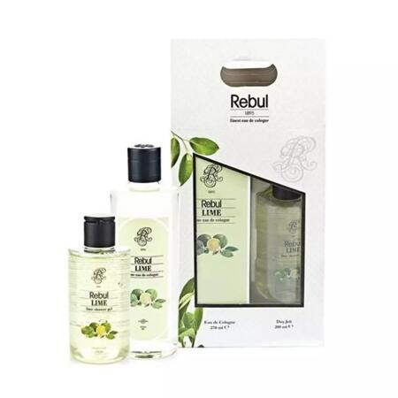 Rebul Kolonya 270 ml Lime + Duş Jeli 200 ml - 1