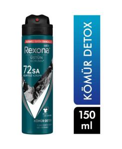Rexona Men Deo 150 ml Kömür Detox 72 Saat Kesintisiz Koruma - Rexona