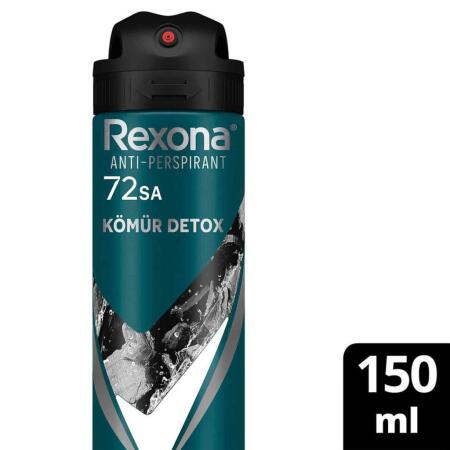 Rexona Men Deo 150 ml Kömür Detox 72 Saat Kesintisiz Koruma - 3