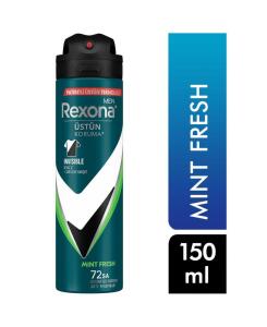 Rexona Men Deo 150 ml Mint Fresh Invisible 72 Saat Kesintisiz Koruma - Rexona