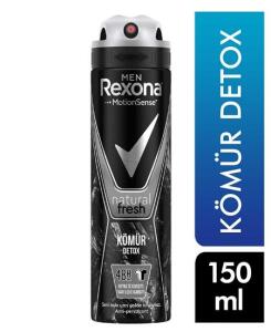 Rexona Men Deo 150 ml Natural Fresh Kömür Detox - Rexona