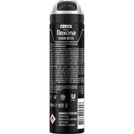 Rexona Men Deo 150 ml Natural Fresh Kömür Detox - 2