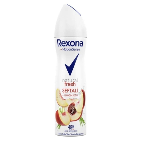 Rexona Women Deo 150 ml Natural Fresh Şeftali+Limon Otu 48h
