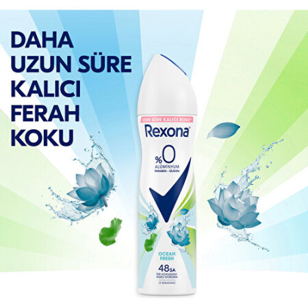 Rexona Women Deo 150 ml Ocean Fresh 0% Alüminyum 48 Saat - 3