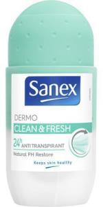 Sanex Dermo Clean Fresh Roll-On 50ml - Sanex