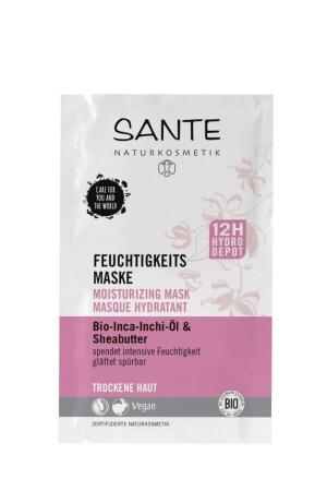 Sante Organik Nemlendirici Maske Pembe 2x4ml Inca Inchi Yağı ve Shea Yağı - 1