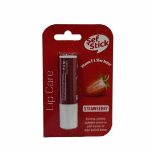 Şef Stick Vitamin E & Shea Butter Çilek Dudak Bakım Kremi - Şef Stick