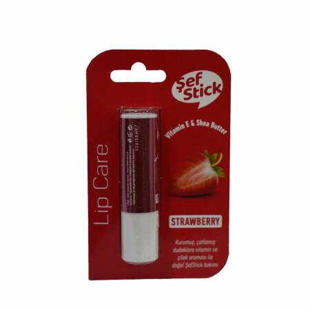Şef Stick Vitamin E & Shea Butter Çilek Dudak Bakım Kremi - 1