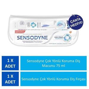 Sensodyne Çok Yönlü Koruma Diş Macunu 75 ml + Diş Fırça Çantalı - Sensodyne