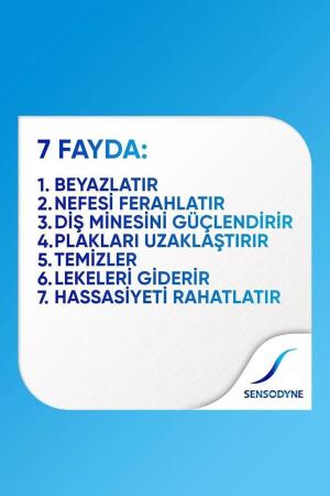 Sensodyne Diş Macunu Tam Koruma+Beyazlatıcı 50ml - 5
