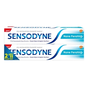 Sensodyne - Sensodyne Nane Ferahlığı Diş Macunu 75 ml 1+1 Set