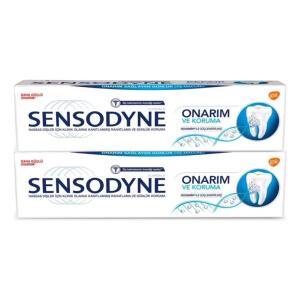 Sensodyne Onarım ve Koruma Diş Macunu 75ml 1+1 Set - Sensodyne