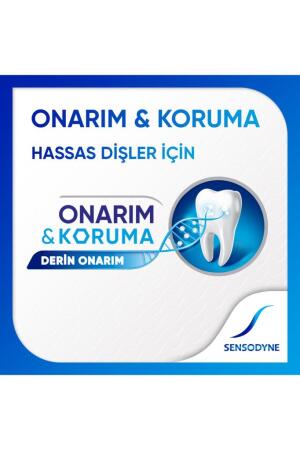 Sensodyne Onarım ve Koruma Diş Macunu 75ml + Tam Koruma ve Beyazlatıcı 50ml - 2