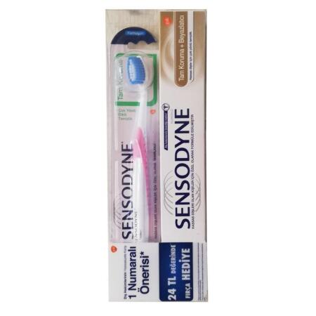 Sensodyne Tam Koruma+Beyazlatıcı 75ml+Diş Eti Bakımı Fırçası - 1