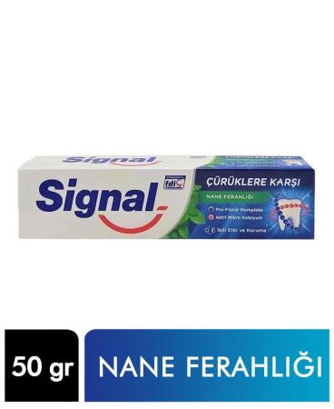 Signal Diş Macunu Çürüklere Karşı Nane Ferahlığı 50 ml - 9