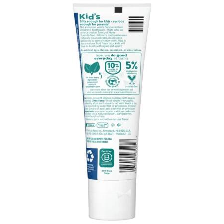 Tom's of Maine Kids Natural Florürsüz Çocuk Diş Macunu Şapşal Çilek (Silly Straberry) 144 gr - 2