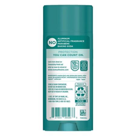 Tom's of Maine Lemongrass & Tea Tree Limon Otu Çay Ağacı Deo Stick 92 gr Aluminum Free - 2