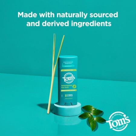 Tom's of Maine Lemongrass & Tea Tree Limon Otu Çay Ağacı Deo Stick 92 gr Aluminum Free - 6