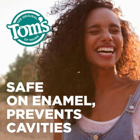 Tom's of Maine Luminous White Florürlü Anti-Çürük Diş Macunu Temiz Nane 113 gr - 4