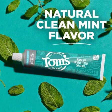 Tom's of Maine Luminous White Florürlü Anti-Çürük Diş Macunu Temiz Nane 113 gr - 6