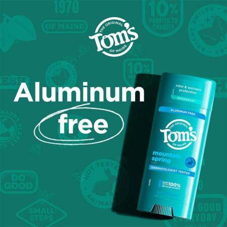 Tom's of Maine Mountain Spring Dağ Baharı Deo Stick 92 gr Aluminum Free - 5