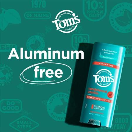 Tom's of Maine Sandalwood Vanilla Sandal Ağacı Vanilya Deo Stick 92 gr Aluminum Free - 4