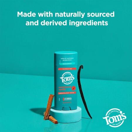 Tom's of Maine Sandalwood Vanilla Sandal Ağacı Vanilya Deo Stick 92 gr Aluminum Free - 6