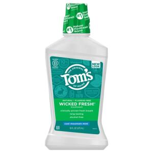 Tom's of Maine Wicked Fresh! Ağız Gargarası Cool Mountain Mint 473 ml - Tom's of Maine