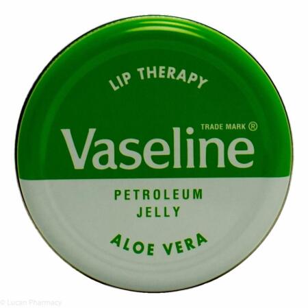 Vaseline Lip 20gr Therapy Petroleum Jelly AloeVera - 2