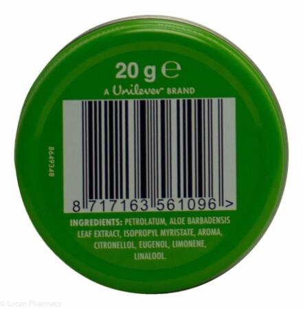 Vaseline Lip 20gr Therapy Petroleum Jelly AloeVera - 3