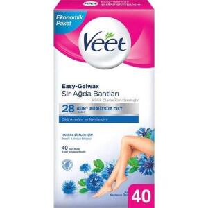 Veet Sir Ağda Bandı 40 lı Hassas Ciltler için - Veet