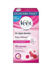 Veet Sir Ağda Bandı 40 lı Normal Ciltler için - Veet