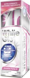 White Glo Hassas Diş Macunu 150Gr Fırça Hediyeli - White Glo